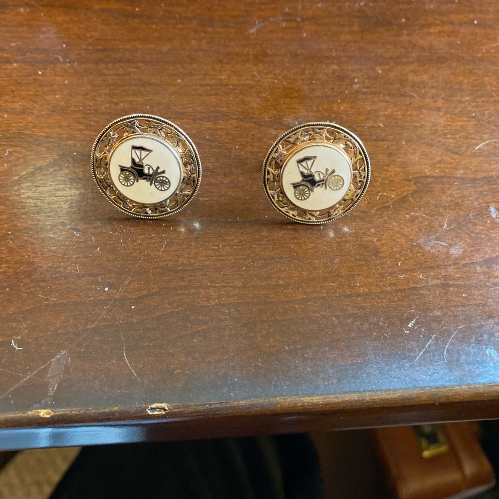 Vintage cuff links model T Car